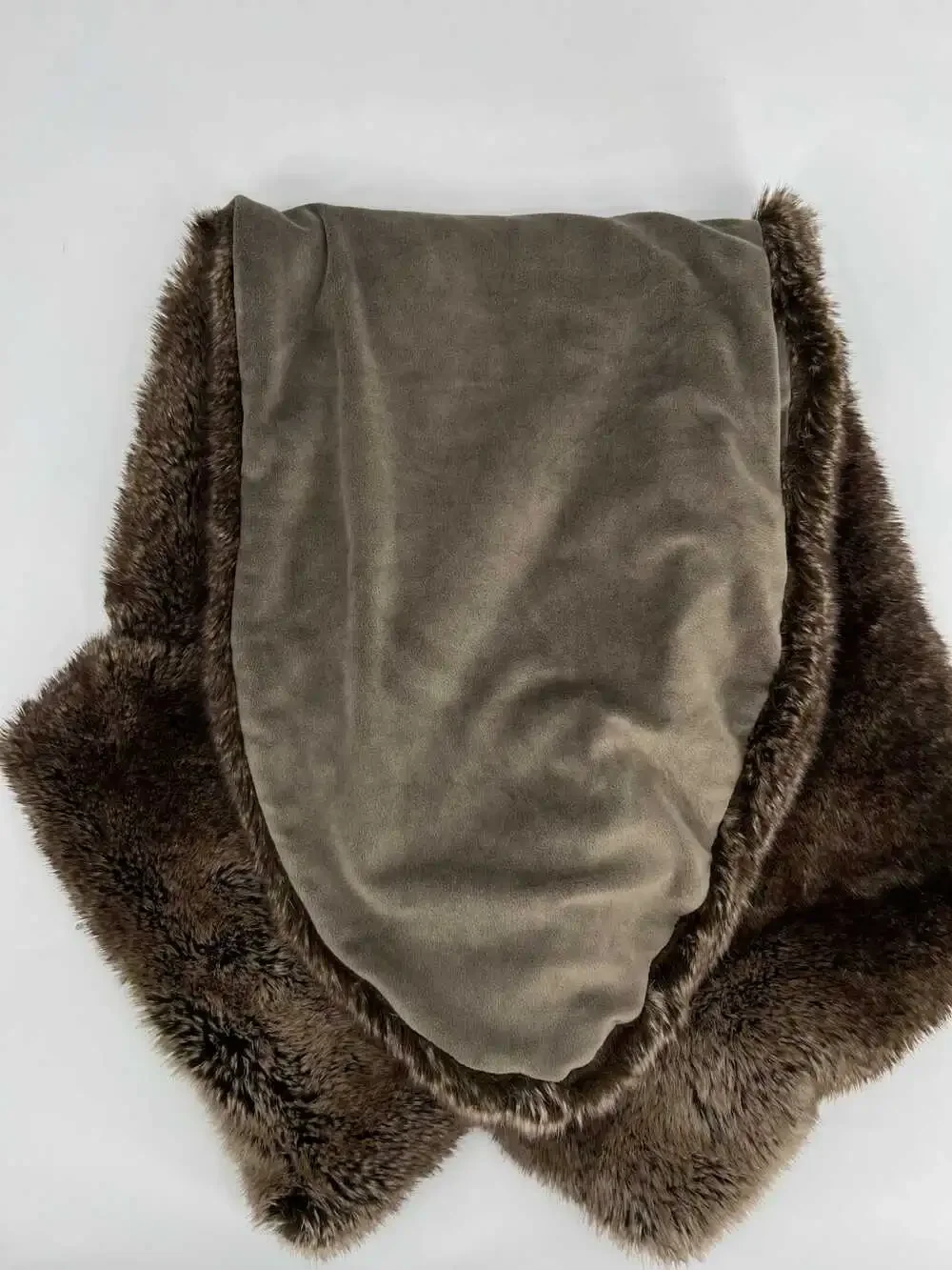 Restoration Hardware Brown Scarf | Polyester Modacrylic OS | Women’s